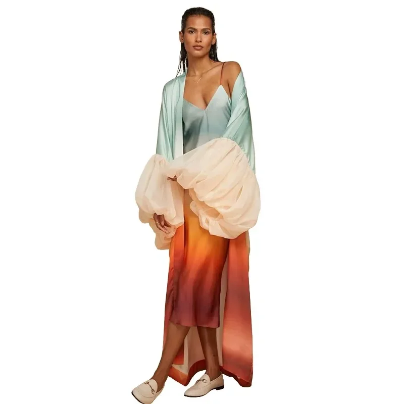 Women's Japanese Kimono Yukata Long Cardigan Haori Traditional Dress Obi Shirt Fashion Blouse - Kimonos Coat
Women's Japanese Kimono Yukata Long Cardigan Haori Traditional Dress Obi Shirt Fashion Blouse - Kimonos Coat