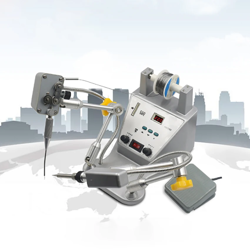 HS376D 120W Precision Digital Automatic Tin Machine Adjustable Tin Speed Soldering Machine Automatic Soldering Station Machine
HS376D 120W Precision Digital Automatic Tin Machine Adjustable Tin Speed Soldering Machine Automatic Soldering Station Machine