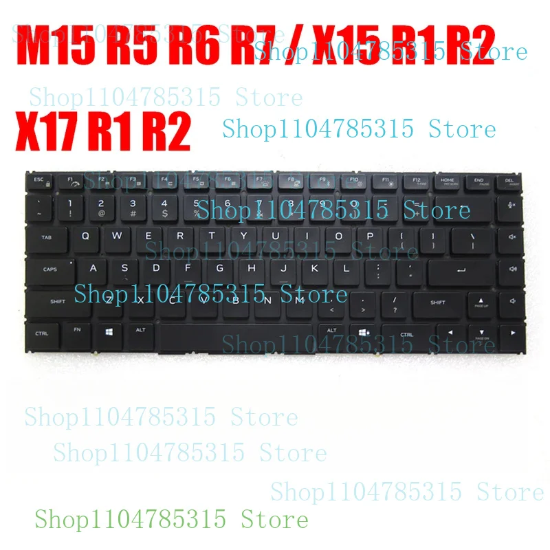English US Laptop Mechanical Keyboard For Alienware M15 R5 R6 R7 / X15 R1 R2 / X17 R1 R2 Black With Backlit New
English US Laptop Mechanical Keyboard For Alienware M15 R5 R6 R7 / X15 R1 R2 / X17 R1 R2 Black With Backlit New