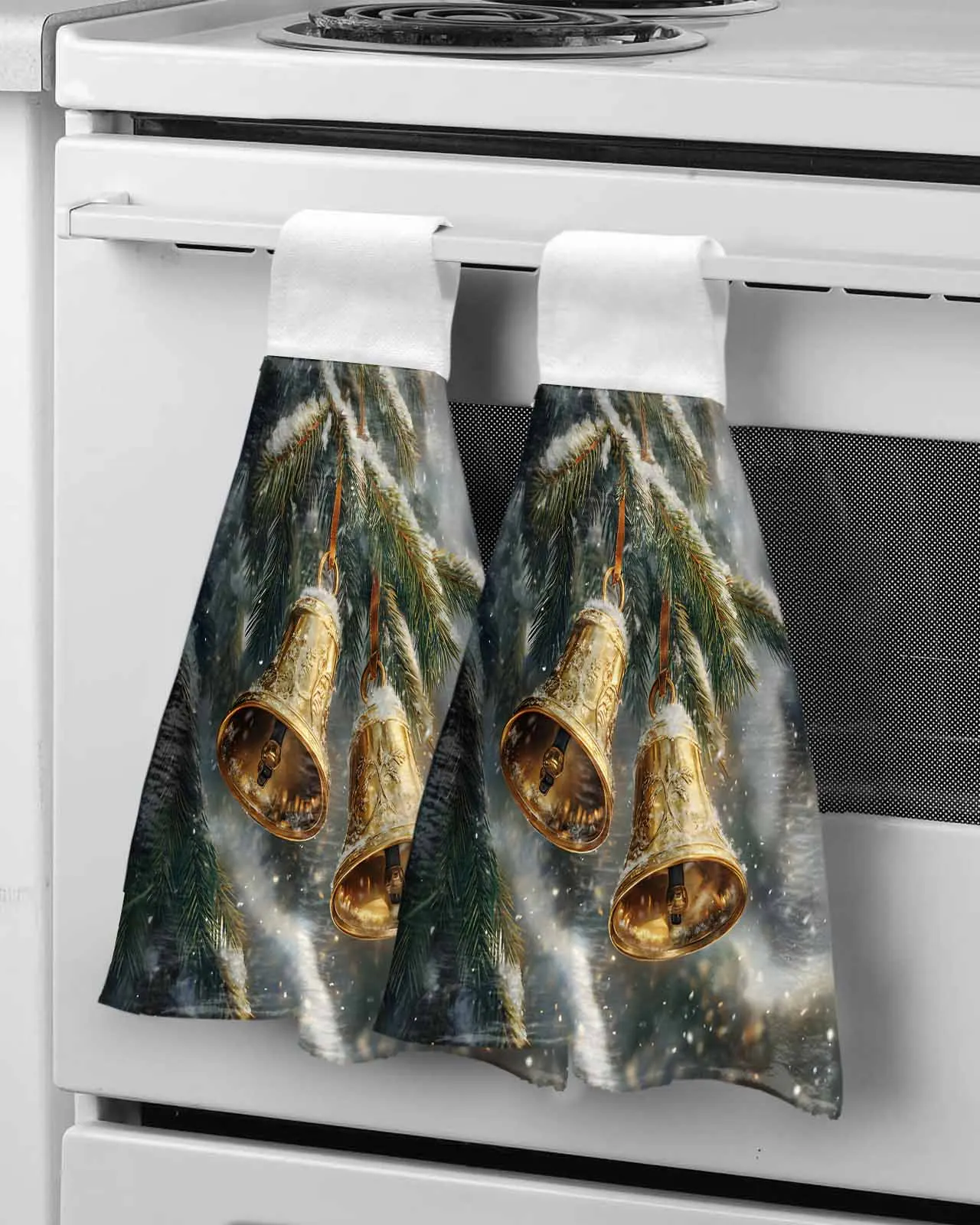 Christmas Pine Tree Bells Hand Towels Microfiber Bath Hanging Cloth Quick Dry Cleaning Cloth Xmas Kitchen Towel
Christmas Pine Tree Bells Hand Towels Microfiber Bath Hanging Cloth Quick Dry Cleaning Cloth Xmas Kitchen Towel