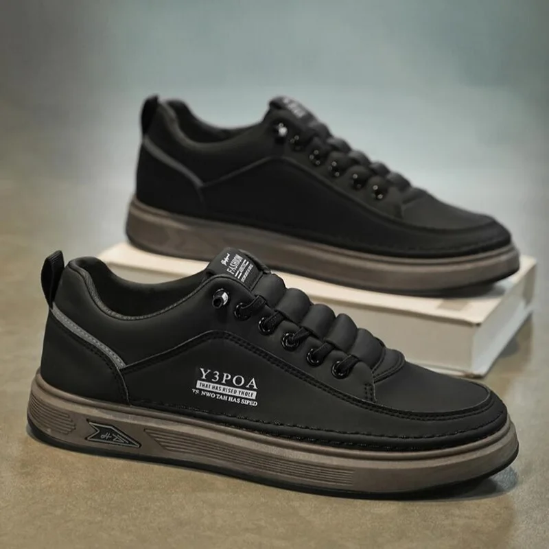 Мужская обувь, кожаные повседневные кроссовки, дышащая прогулочная обувь без шнуровки на платформе, мужская обувь на плоской подошве с резиновой подошвой
Мужская обувь, кожаные повседневные кроссовки, дышащая прогулочная обувь без шнуровки на платформе, мужская обувь на плоской подошве с резиновой подошвой