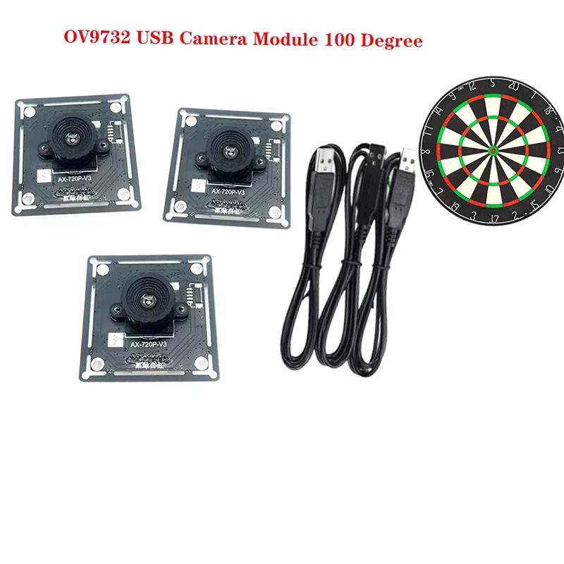 1PCS/lot 1MP OV9732 720P No distortion 100° USB Camera Module Used for product shooting MJPEG 30fps for Autodarts Scoring Syst
1PCS/lot 1MP OV9732 720P No distortion 100° USB Camera Module Used for product shooting MJPEG 30fps for Autodarts Scoring Syst