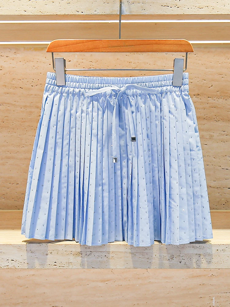 S Home South Oil High End Women's Summer 2025 College Style Sequin Pleated Skirt Women's Fashion Polyester Fiber
S Home South Oil High End Women's Summer 2025 College Style Sequin Pleated Skirt Women's Fashion Polyester Fiber