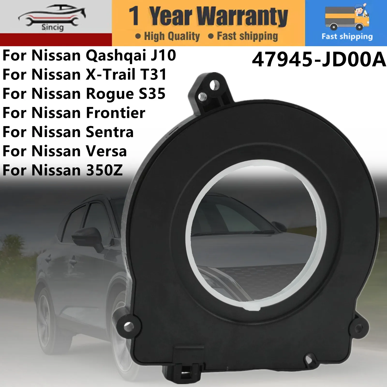 Steering Angle Sensor For Nissan Qashqai 2006-2013 X-Trail Frontier Sentra Versa 47945-JD00A
Steering Angle Sensor For Nissan Qashqai 2006-2013 X-Trail Frontier Sentra Versa 47945-JD00A