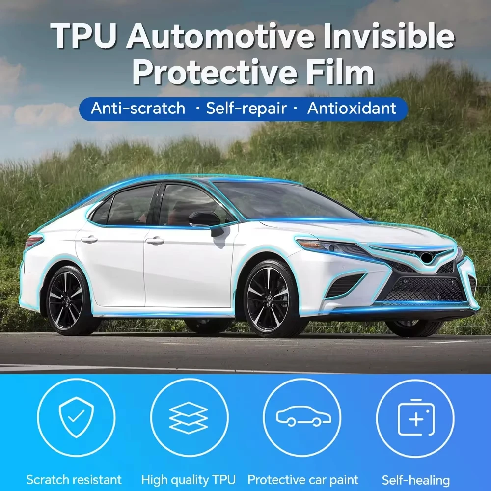 9Mil TPU Scratch-resistant Car Paint Protection Film For Toyota Camry SE XSE 2021-2024 Car Body Transparent Bra Per-cut PPF Kit
9Mil TPU Scratch-resistant Car Paint Protection Film For Toyota Camry SE XSE 2021-2024 Car Body Transparent Bra Per-cut PPF Kit