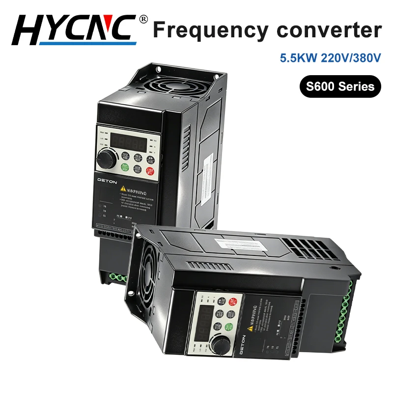 CNC machine tool frequency converter DETON 5.5KW 220V 380V 0-500Hz economical AC motor frequency controller
CNC machine tool frequency converter DETON 5.5KW 220V 380V 0-500Hz economical AC motor frequency controller