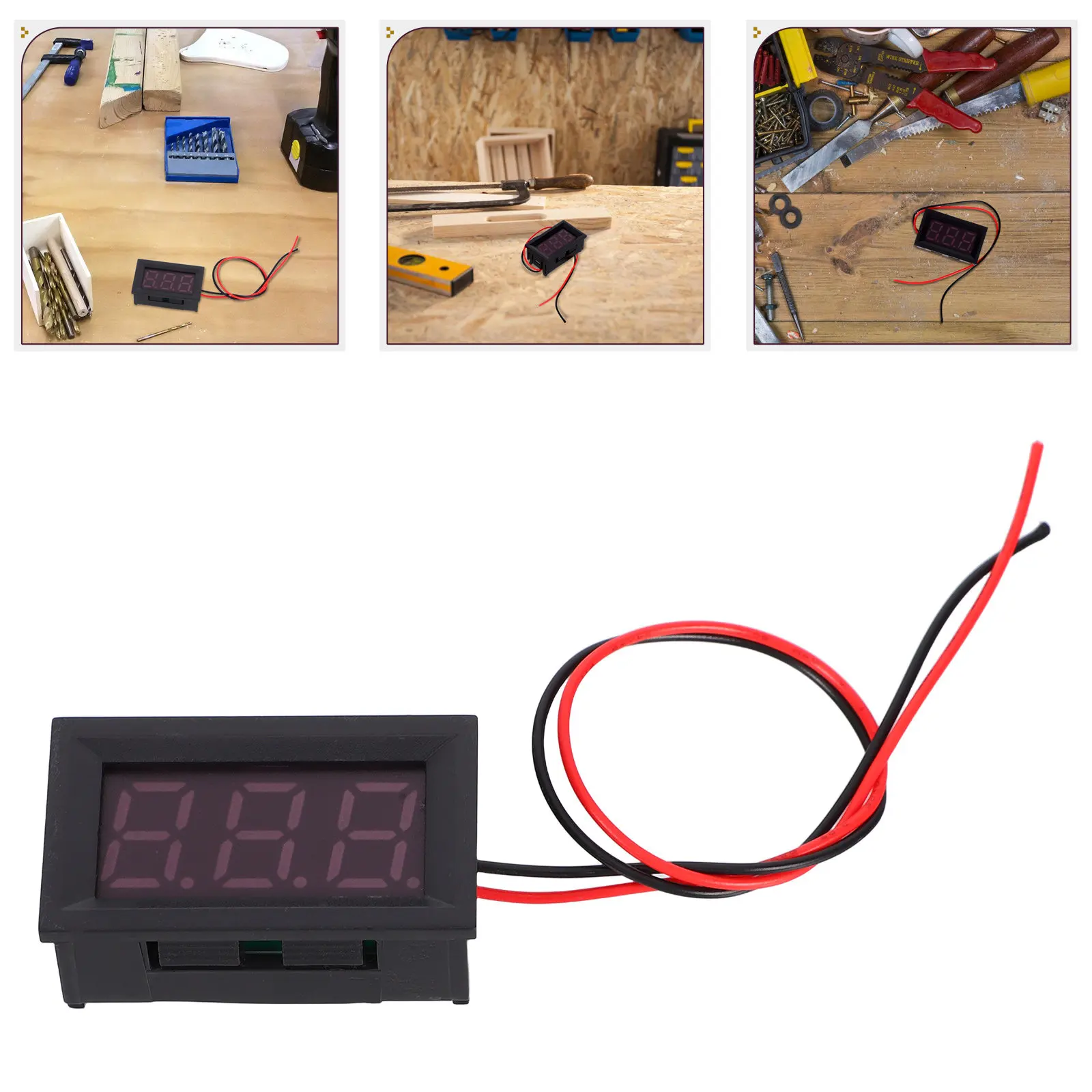 2Pcs Compact 3 Digit LED Voltmeter Wide Voltage Range 35V-30V Clear Visibility for Circuit Boards Devices Mini Voltmeter
2Pcs Compact 3 Digit LED Voltmeter Wide Voltage Range 35V-30V Clear Visibility for Circuit Boards Devices Mini Voltmeter