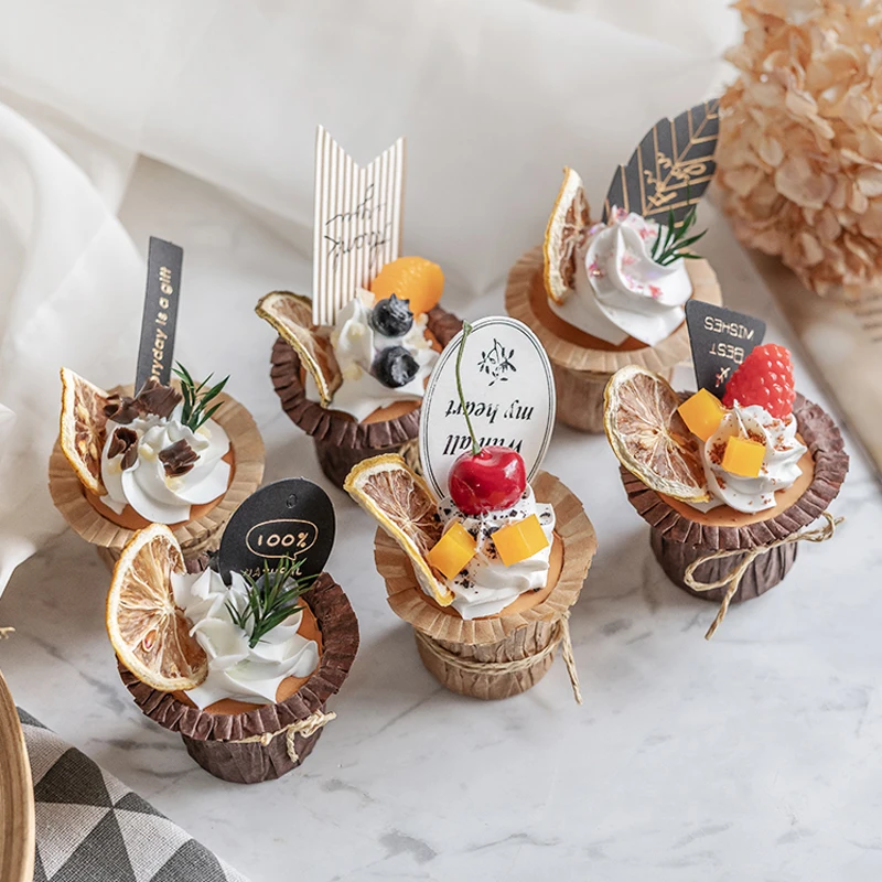 Handmade Simulation Cupcake Model Cream Fruit Cups Dessert Artificial Wedding Party Window Decoration Ornaments Shooting Props
Handmade Simulation Cupcake Model Cream Fruit Cups Dessert Artificial Wedding Party Window Decoration Ornaments Shooting Props