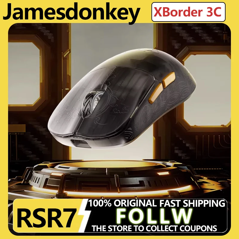 Jamesdonkey RSR7 Ultra Carbon Fiber Mouse 8K Wireless & Bluetooth | PAW3950 Sensor 43g Lightweight Pro Gaming Mouse Gamer Gift
Jamesdonkey RSR7 Ultra Carbon Fiber Mouse 8K Wireless & Bluetooth | PAW3950 Sensor 43g Lightweight Pro Gaming Mouse Gamer Gift