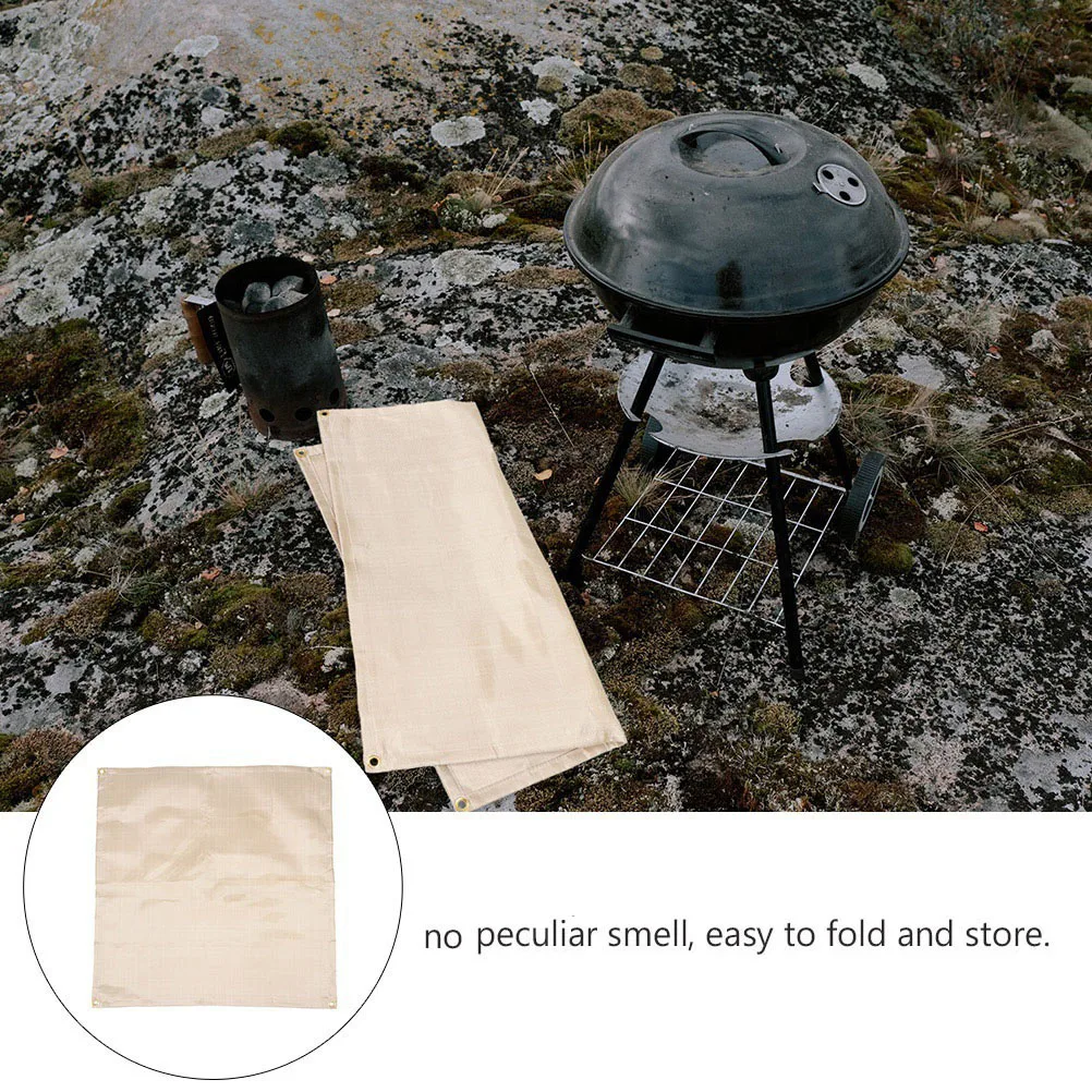 Fireproof Blanket Mat for Fireplace Rugs Heat Loss Flame Retardant Cloth Camping Glass Fiber Bbq Grill Outdoor
Fireproof Blanket Mat for Fireplace Rugs Heat Loss Flame Retardant Cloth Camping Glass Fiber Bbq Grill Outdoor