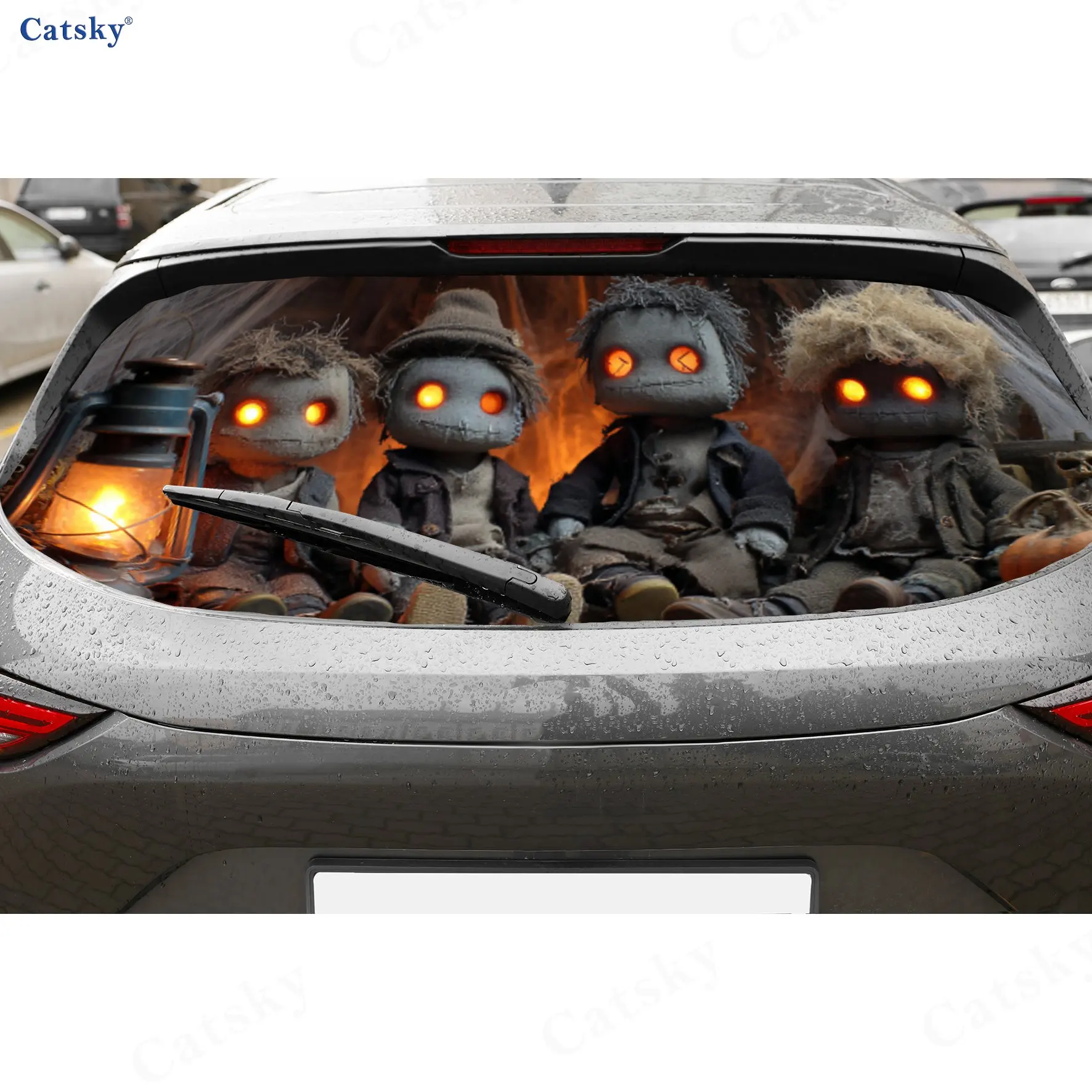 Eerie Creepy Dolls Halloween Car Rear Window Decal, Waterproof Self-adhesive & Anti-scratch Auto Vinyl Wraps Sticker, Auto Decor
Eerie Creepy Dolls Halloween Car Rear Window Decal, Waterproof Self-adhesive & Anti-scratch Auto Vinyl Wraps Sticker, Auto Decor