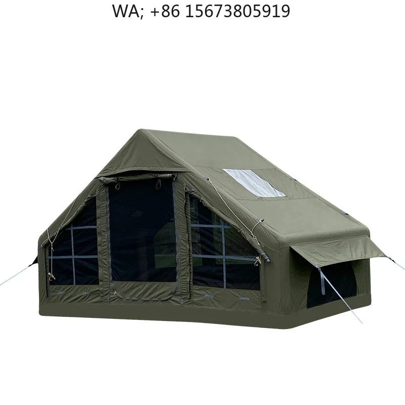 4 Season Waterproof Windproof Blow up House Easy Setup Outdoor Camping Inflatable Tent with Cotton Cloth and Inflatable Pump
4 Season Waterproof Windproof Blow up House Easy Setup Outdoor Camping Inflatable Tent with Cotton Cloth and Inflatable Pump