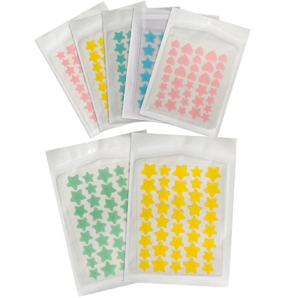 35/40Pcs Colorful Cute Star Heart Shaped Acne Treatment Sticker Invisible Acne Cover Pimple Patch Skin Care
35/40Pcs Colorful Cute Star Heart Shaped Acne Treatment Sticker Invisible Acne Cover Pimple Patch Skin Care
