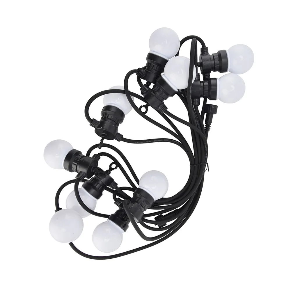 Modern G50 Bulb String Light 10 LED US Plug String Light Warm White Light 5M Terrace Light Outdoor
Modern G50 Bulb String Light 10 LED US Plug String Light Warm White Light 5M Terrace Light Outdoor