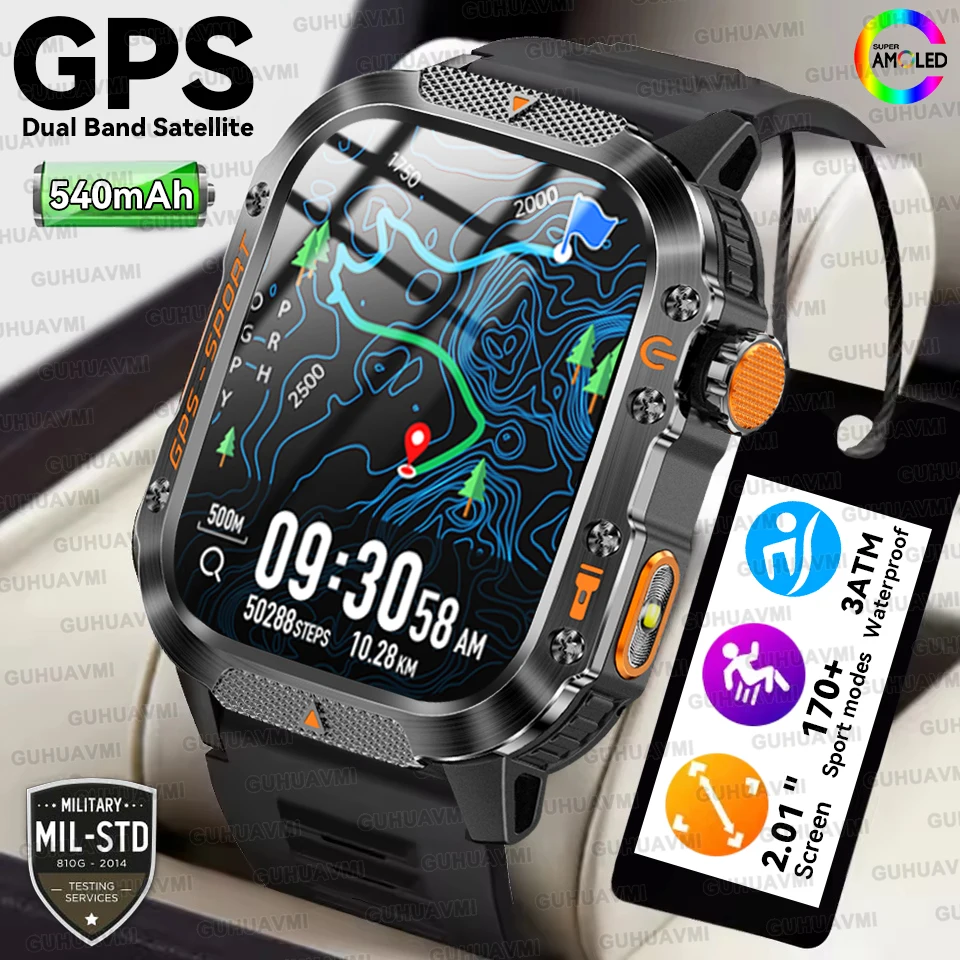 Новинка 2025 года для Xiaomi на открытом воздухе, GPS, военные умные часы, встроенный GPS-компас, фонарик 170 + спортивные 3ATM, 530 мАч, BT Call, умные часы
Новинка 2025 года для Xiaomi на открытом воздухе, GPS, военные умные часы, встроенный GPS-компас, фонарик 170 + спортивные 3ATM, 530 мАч, BT Call, умные часы