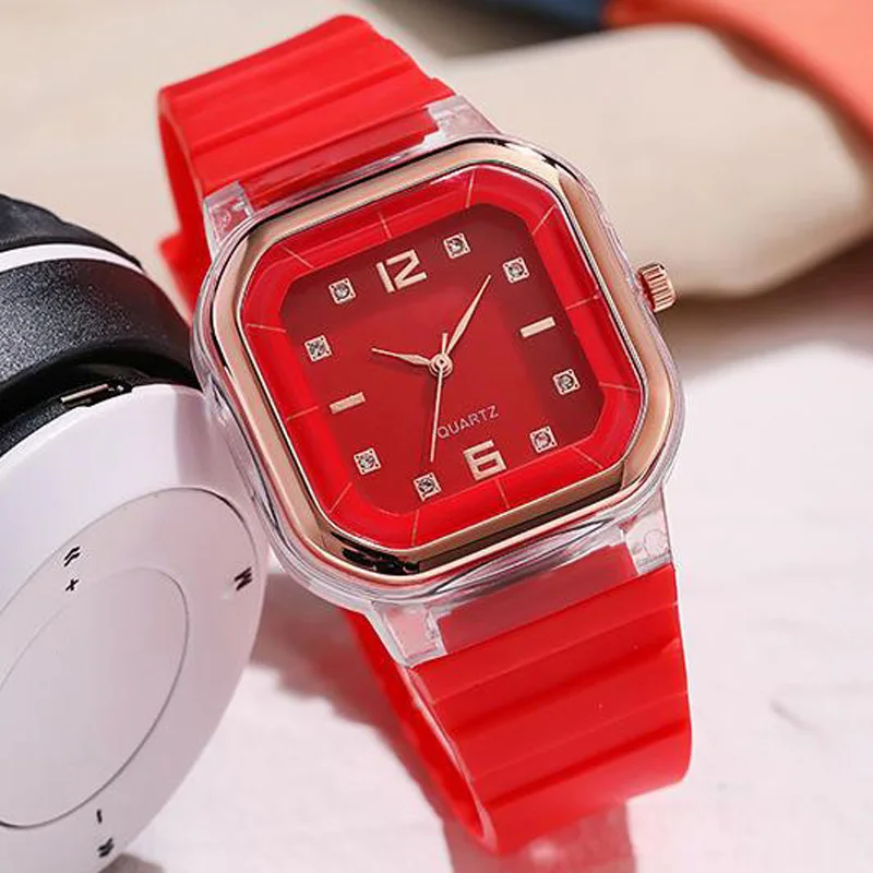 Simple Girls Watch Couple Square Women Watches Dial Personality Silicone Strap Quartz Wrist Creative Watches Wrist Band Clock
Simple Girls Watch Couple Square Women Watches Dial Personality Silicone Strap Quartz Wrist Creative Watches Wrist Band Clock