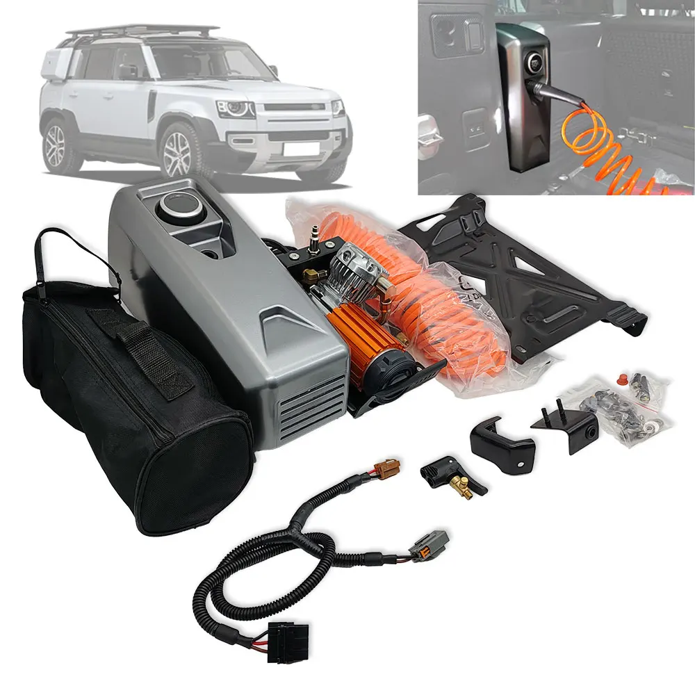 High quality modification Electric Inflator Portable Air Pump Compressor for Land Rover Defender 110/90 2020-2024
High quality modification Electric Inflator Portable Air Pump Compressor for Land Rover Defender 110/90 2020-2024