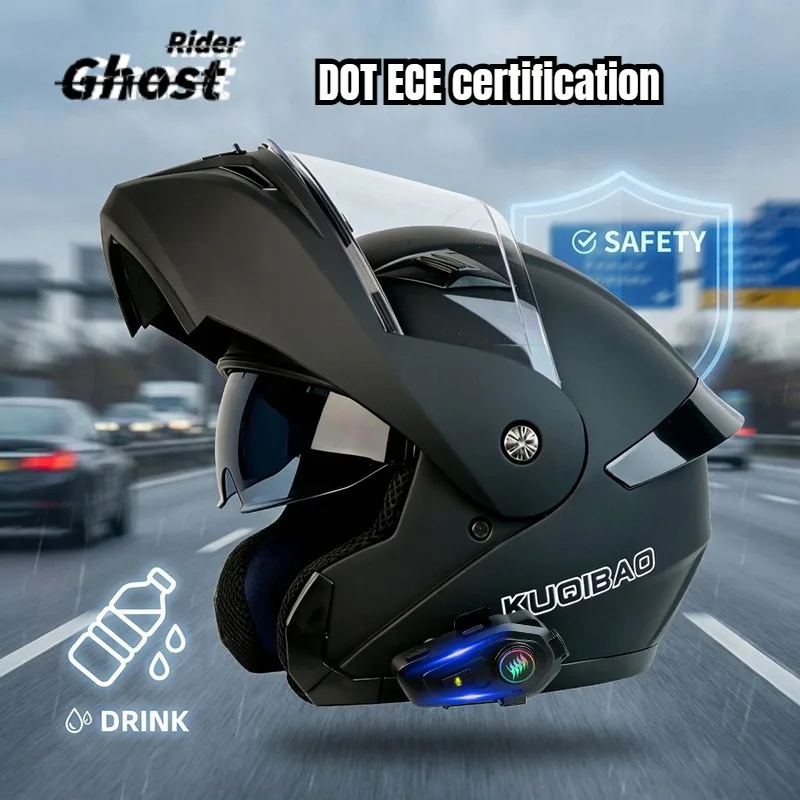 Hot Motorcycle Sports Flip Helmet ABS Material Modular Dual Lens Full Face Helmet DOT Certification with Bluetooth Earphones
Hot Motorcycle Sports Flip Helmet ABS Material Modular Dual Lens Full Face Helmet DOT Certification with Bluetooth Earphones