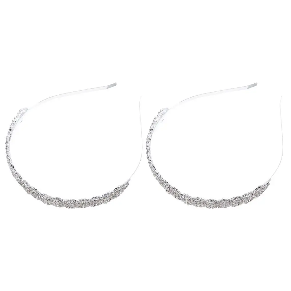 2Pcs Headband Hair Accessories Women Wedding Rhinestone Bridal Headwear Metal Prop Durable Stylish Lightweight
2Pcs Headband Hair Accessories Women Wedding Rhinestone Bridal Headwear Metal Prop Durable Stylish Lightweight