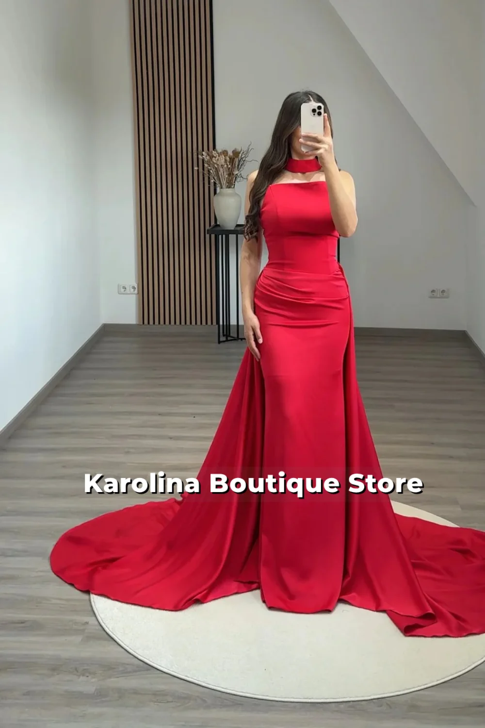 Red Scarf Dubai Evening Dresses Mermaid Crystal Luxury Dress Woman 2026 robes de soirée Customized
Red Scarf Dubai Evening Dresses Mermaid Crystal Luxury Dress Woman 2026 robes de soirée Customized