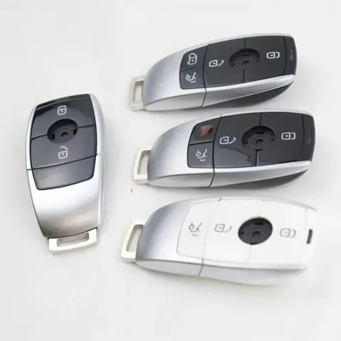 For Mercedes Benz W213 W177 W222 A220 E63S AMG E Class E200 E260 4MATIC E400 E43 E300 E320 W205 Car Key Fob Shell Case Housing