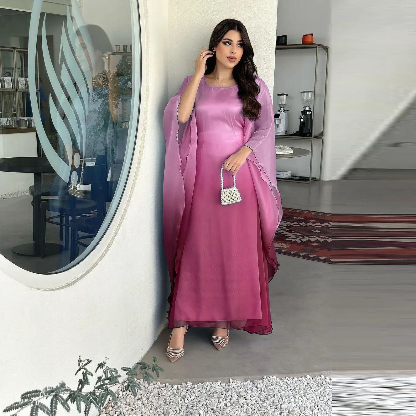 2026 Eid Ramadan Djellaba Satin Batwing Sleeve Abaya Dubai Muslim Dress for Elegant Women Kaftan Islam Robe Turkey Caftan Arab
2026 Eid Ramadan Djellaba Satin Batwing Sleeve Abaya Dubai Muslim Dress for Elegant Women Kaftan Islam Robe Turkey Caftan Arab