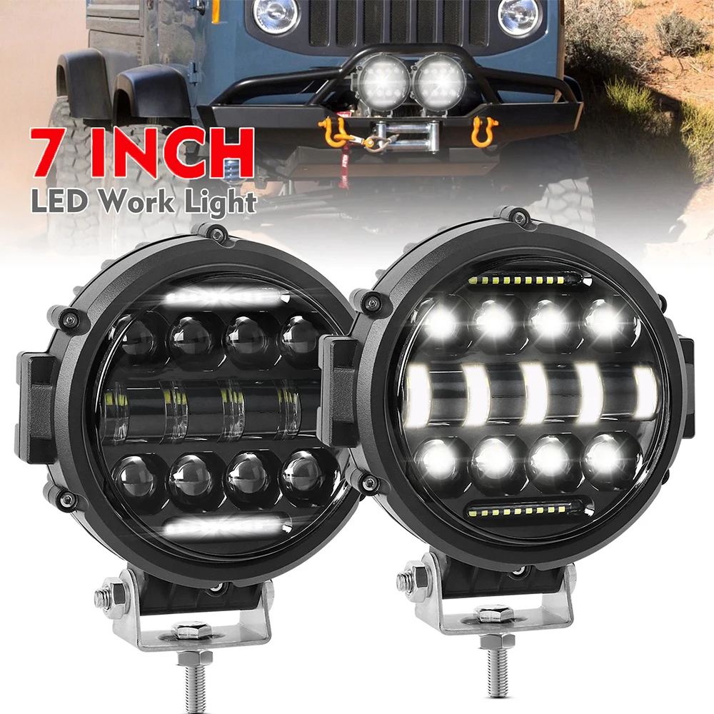 HYNBYZJ 150 Вт 7-дюймовые круглые точечные светильники дальнего/ближнего света DRL светодиодные рабочие фары дальнего света для грузовика Jeep Off Road SUV UTV ATV Fog LED
HYNBYZJ 150 Вт 7-дюймовые круглые точечные светильники дальнего/ближнего света DRL светодиодные рабочие фары дальнего света для грузовика Jeep Off Road SUV UTV ATV Fog LED