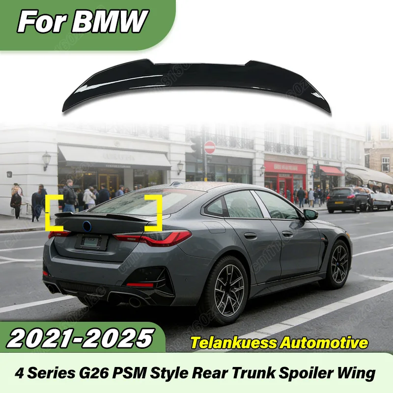 For BMW 4 Series G26 2021 2022 2023 2024 2025 Automobile Rear Trunk Roof Spoiler PSM Model Blade Tip Wing Body Modification Kit
For BMW 4 Series G26 2021 2022 2023 2024 2025 Automobile Rear Trunk Roof Spoiler PSM Model Blade Tip Wing Body Modification Kit
