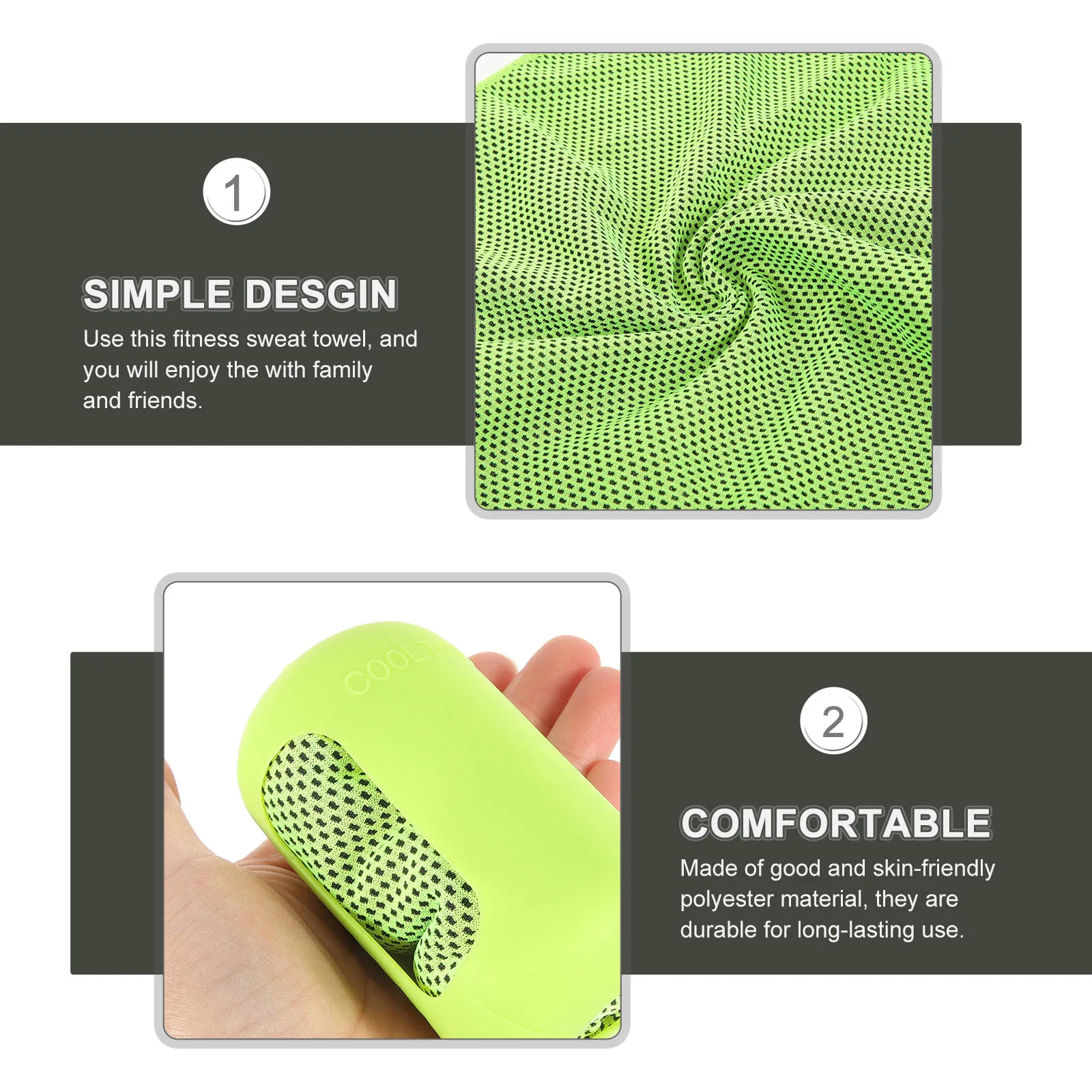 1Set Skin-Friendly Gym Towel Ultra Dry Towel for Men Women Athletes Ideal Gift for Fitness Lovers on-The-Go
1Set Skin-Friendly Gym Towel Ultra Dry Towel for Men Women Athletes Ideal Gift for Fitness Lovers on-The-Go