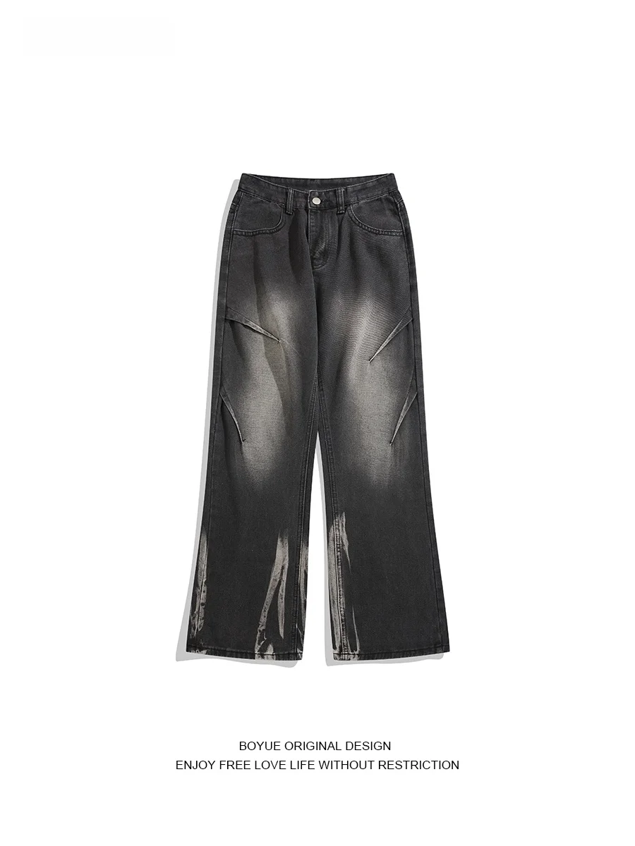 Мужские джинсы Boyue в американском ретро-стиле, летние, новые, трендовые, брендовые, с легким расклешением, прямые, свободного кроя
Мужские джинсы Boyue в американском ретро-стиле, летние, новые, трендовые, брендовые, с легким расклешением, прямые, свободного кроя