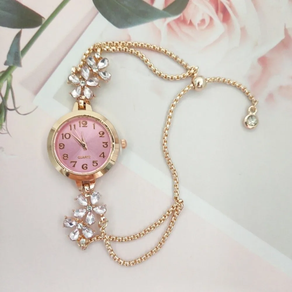 Adjustable Women's Quartz Watch Quartz Movement Violet Crystal Bracelet Watch Waterproof Drawstring Design Luxury Wrist Watch
Adjustable Women's Quartz Watch Quartz Movement Violet Crystal Bracelet Watch Waterproof Drawstring Design Luxury Wrist Watch