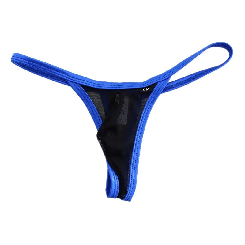 Men's Contrast Trim Mesh G-String Thong Low Waist U-Pouch Elastic Breathable Underwear
Men's Contrast Trim Mesh G-String Thong Low Waist U-Pouch Elastic Breathable Underwear