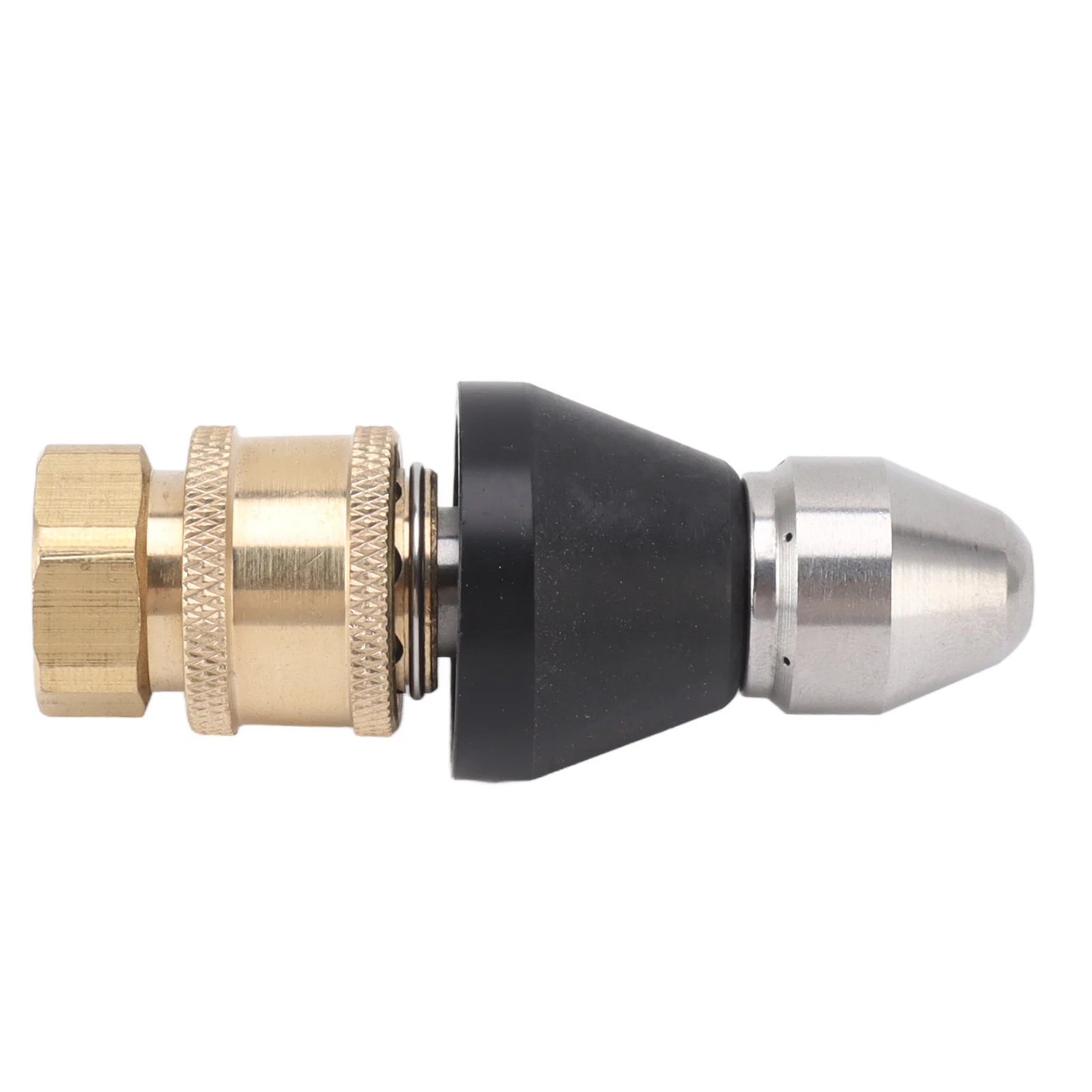 Sewer Pipe Cleaning Nozzle Pressure Drain Jetter Hose Nozzle Efficient Stainless Steel for Pipe Unclogger Cleaning Accessories
Sewer Pipe Cleaning Nozzle Pressure Drain Jetter Hose Nozzle Efficient Stainless Steel for Pipe Unclogger Cleaning Accessories