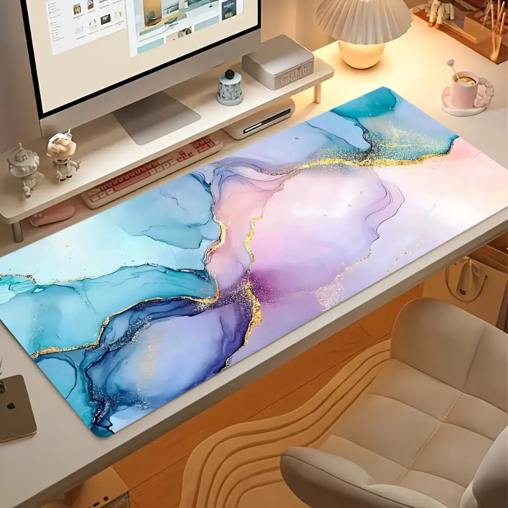large mouse pad desk pad pc accessories anti-slip rubber edge locking office mat gaming mats Pastel Ink Marble Computer Desks
large mouse pad desk pad pc accessories anti-slip rubber edge locking office mat gaming mats Pastel Ink Marble Computer Desks