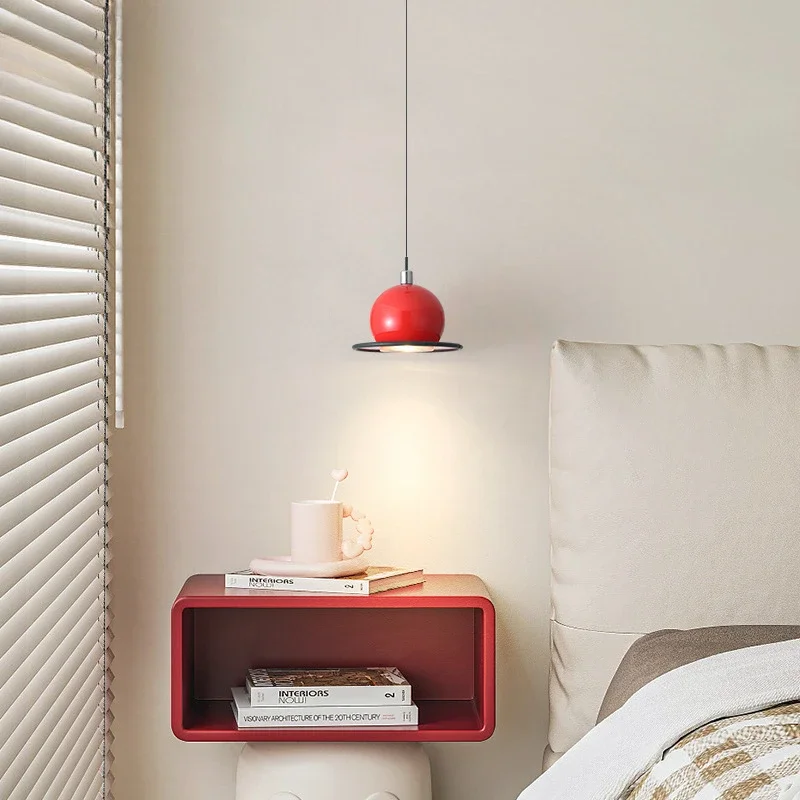 Personalized and minimalist single head bedroom bedside pendant lamp, postmodern creative round head restaurant lamp
Personalized and minimalist single head bedroom bedside pendant lamp, postmodern creative round head restaurant lamp