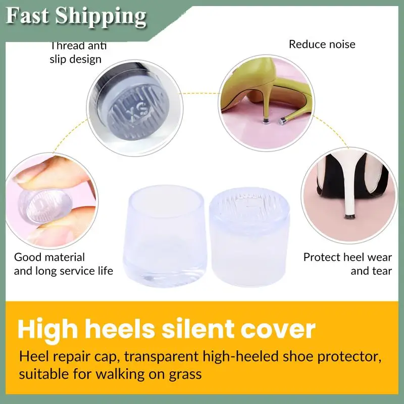 -WSFS 8 Pairs High Heel Protector Heel Repair Caps Covers, Extra Small, Small, Medium, Large,High Heel Protectors For Walking On
-WSFS 8 Pairs High Heel Protector Heel Repair Caps Covers, Extra Small, Small, Medium, Large,High Heel Protectors For Walking On