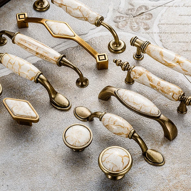 Antique Furniture Handles Marble Vein Knobs and Handles Ceramic Handles for Kitchen Cupboards Cabinet Door knobs Drawer Pulls
Antique Furniture Handles Marble Vein Knobs and Handles Ceramic Handles for Kitchen Cupboards Cabinet Door knobs Drawer Pulls