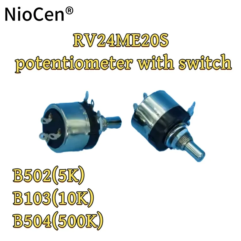 (1pcs)RV24ME20S high-precision normally closed and normally open sealed instrument with switch potentiometer for medical use
(1pcs)RV24ME20S high-precision normally closed and normally open sealed instrument with switch potentiometer for medical use