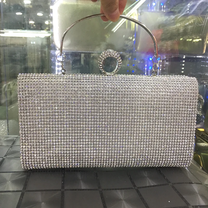 Diamond-encrusted Women's Clutch Bag Diamond Dinner Bridal Handbag Square Women's Clutch Bag Handbag Wedding Channel Bags Luxury
Diamond-encrusted Women's Clutch Bag Diamond Dinner Bridal Handbag Square Women's Clutch Bag Handbag Wedding Channel Bags Luxury