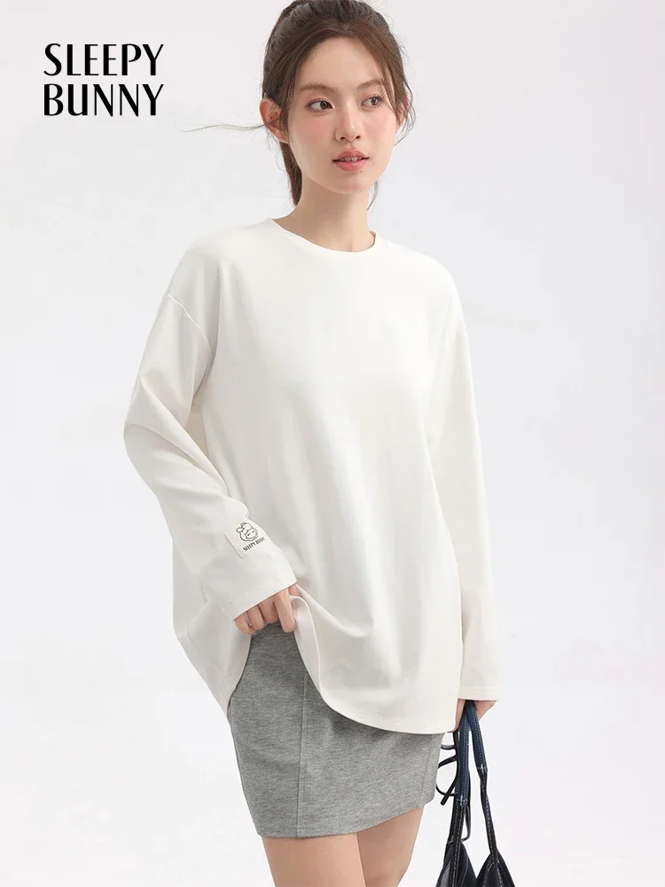 Women Casual Loose Fit Long Sleeve T-Shirt Oversized Drop Shoulder Pullover Spring Layering Basic Tee Soft Chic Round Neck Top
Women Casual Loose Fit Long Sleeve T-Shirt Oversized Drop Shoulder Pullover Spring Layering Basic Tee Soft Chic Round Neck Top
