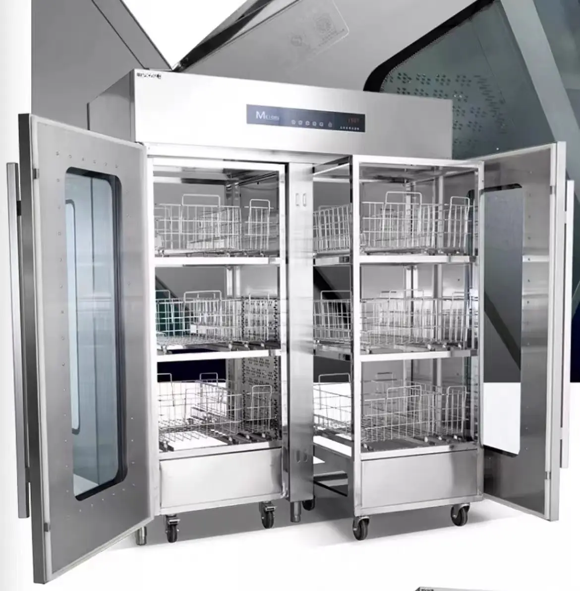 Commercial Vertical Double-door Large-capacity Stainless Steel Disinfection Cabinet
Commercial Vertical Double-door Large-capacity Stainless Steel Disinfection Cabinet