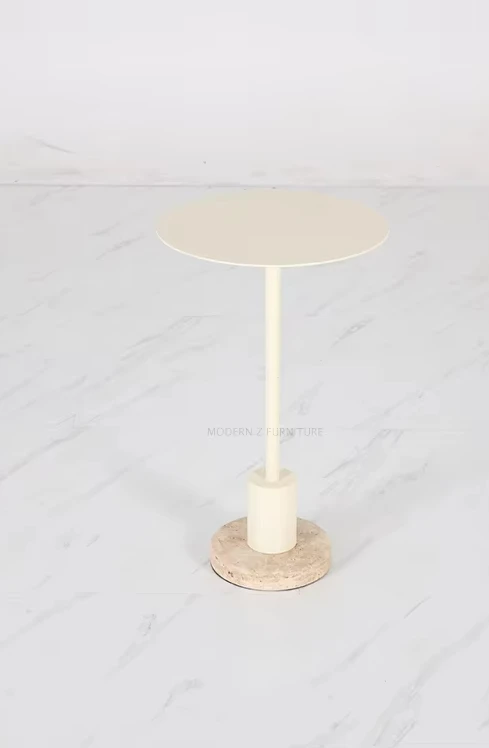 White Nordic modern luxury round iron small calcium stone living room coffee table
White Nordic modern luxury round iron small calcium stone living room coffee table