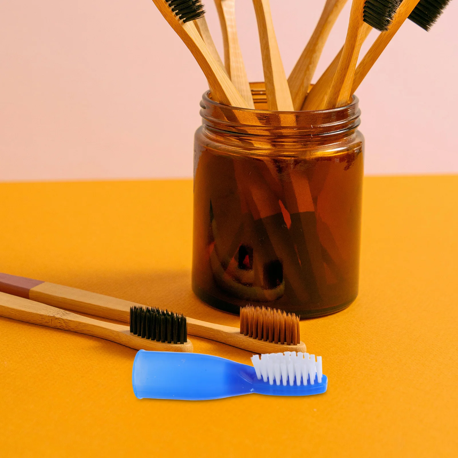 50Pcs Finger Toothbrush Soft Bristles Pbt Mini Size Safety Handle for Prison Supplies Institutional Use Travel Camping Compact
50Pcs Finger Toothbrush Soft Bristles Pbt Mini Size Safety Handle for Prison Supplies Institutional Use Travel Camping Compact