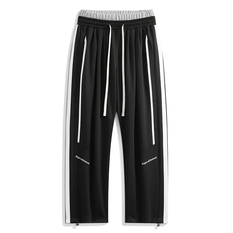 Big Size Casual Pants for Men with Double Waist Head Spor Wide Leg American Sle Straight Tube Trousers Polyester Fiber
Big Size Casual Pants for Men with Double Waist Head Spor Wide Leg American Sle Straight Tube Trousers Polyester Fiber