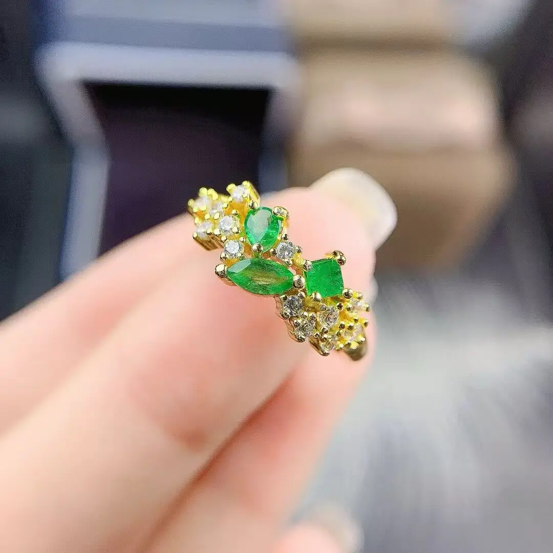 KJJEAXCMY S925 Pure Silver Inlaid Natural Emerald Simple Elegant Women's Ring Drop High Clarity Support Testing New Year's Gift
KJJEAXCMY S925 Pure Silver Inlaid Natural Emerald Simple Elegant Women's Ring Drop High Clarity Support Testing New Year's Gift