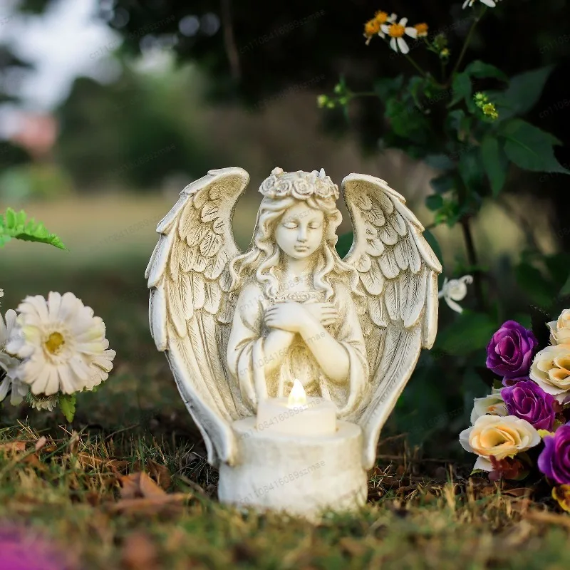 Indoor Outdoor Decor Candlestick European Angel Resin Sculpture Micro Landscape Home Living Room Ornament Gift
Indoor Outdoor Decor Candlestick European Angel Resin Sculpture Micro Landscape Home Living Room Ornament Gift