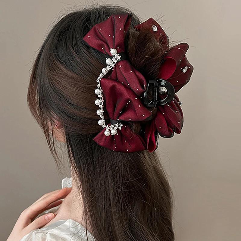 Gypsophila Mesh Bow Clip Female Escaped Princess Large Shark Hairpin Hair Accessories Headdress
Gypsophila Mesh Bow Clip Female Escaped Princess Large Shark Hairpin Hair Accessories Headdress