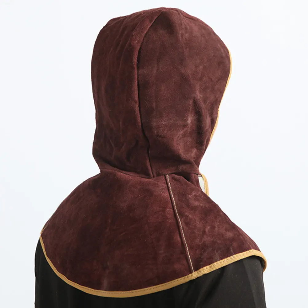 Cowhide Welding Hood Protective Caps Neck Shoulder Drape Flame Retardant Welder Working Hat Head Protection Welding Cap
Cowhide Welding Hood Protective Caps Neck Shoulder Drape Flame Retardant Welder Working Hat Head Protection Welding Cap