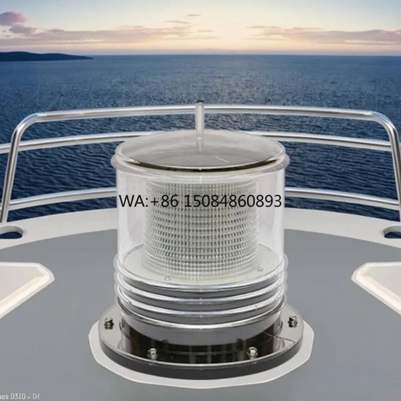 Plastic IP68 Solar Energy Easy Tri-Color LED Flashing Beacon 3km Visible Range Marine Navigation Light
Plastic IP68 Solar Energy Easy Tri-Color LED Flashing Beacon 3km Visible Range Marine Navigation Light
