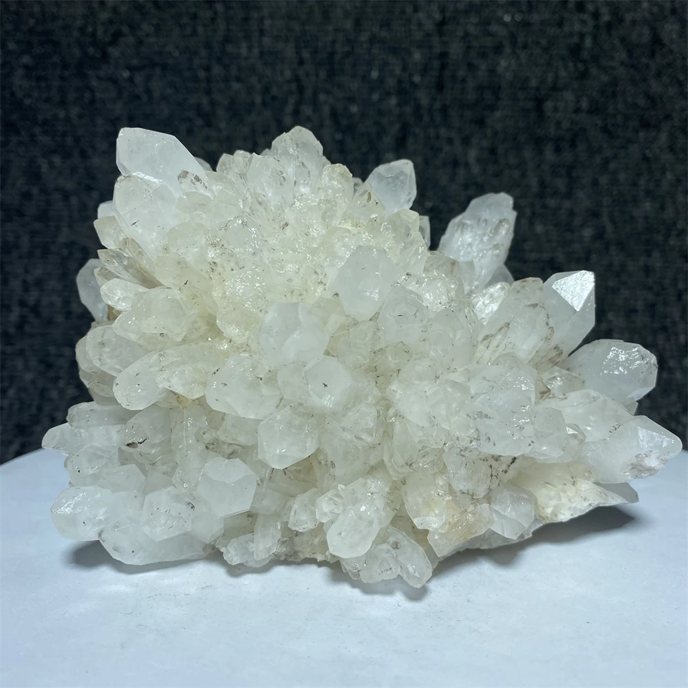 898g White Crystal Cluster Natural Clear Quartz Raw Ore Healing Mineral SpecimenSpiritual Meditation Gift Stone Home Decor
898g White Crystal Cluster Natural Clear Quartz Raw Ore Healing Mineral SpecimenSpiritual Meditation Gift Stone Home Decor